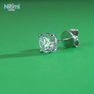 Men's Lab Diamond Earrings