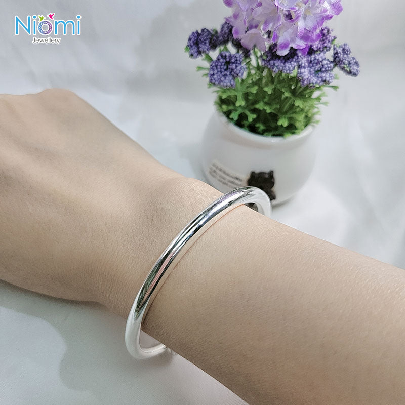 999純銀手鐲 精品女裝手鈪 大氣時尚 30克 推拉設計 Lady Silver Bangle