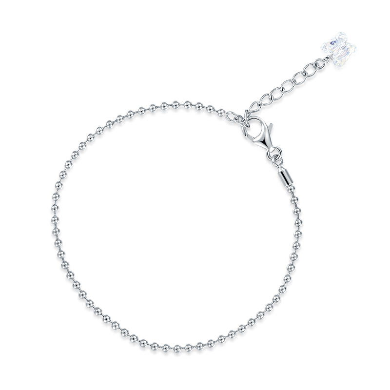 Charms DIY串飾可調節手鏈 12.5cm - 15cm (5-6寸) - Charms 925銀串飾 - DIY手鏈鍊串珠飾品