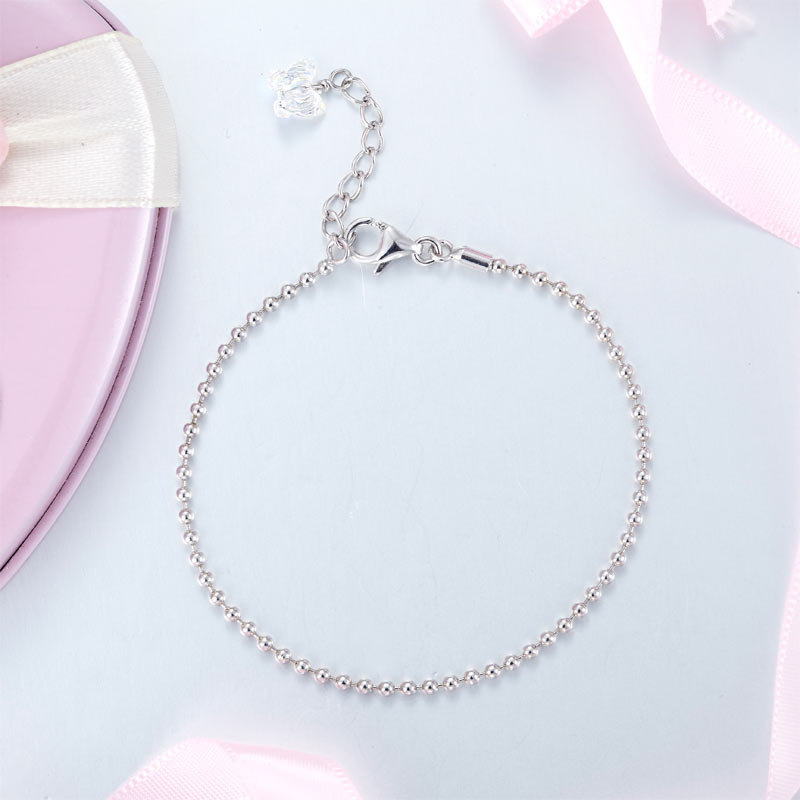 Charms DIY串飾可調節手鏈 12.5cm - 15cm (5-6寸) - Charms 925銀串飾 - DIY手鏈鍊串珠飾品