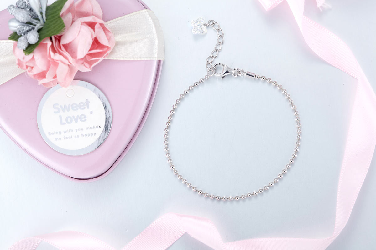 Charms DIY串飾可調節手鏈 12.5cm - 15cm (5-6寸) - Charms 925銀串飾 - DIY手鏈鍊串珠飾品