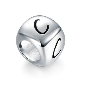 字母 Letter C - Charms 925銀串飾 - DIY手鏈鍊串珠飾品
