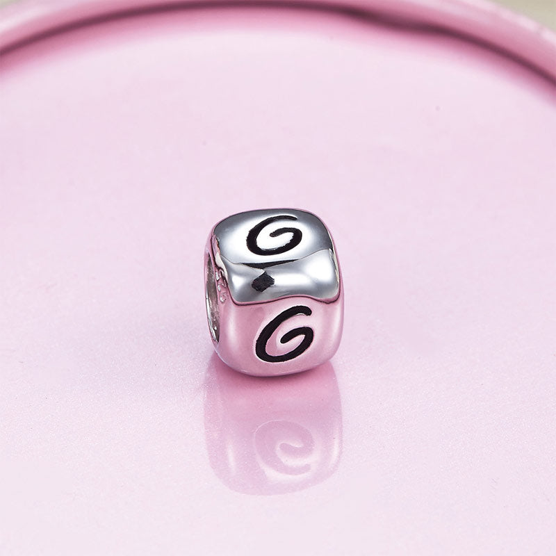 字母 Letter G - Charms 925銀串飾 - DIY手鏈鍊串珠飾品