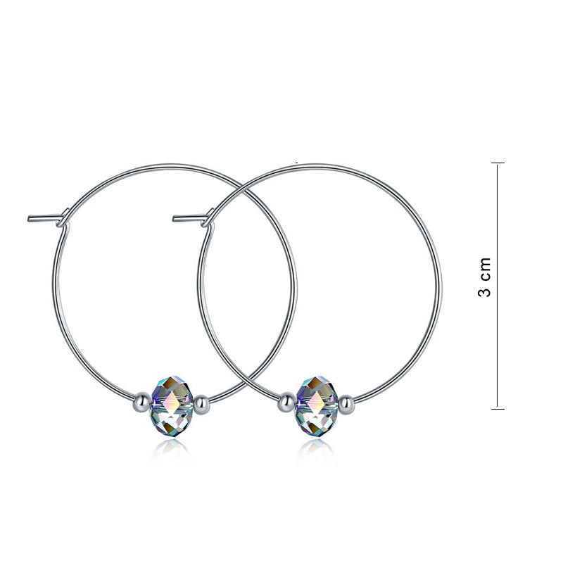 925純銀耳圈耳環 Silver Earrings