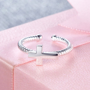 小王子小公主925純銀首飾十字架戒指 925 Silver Cross Kids Ring